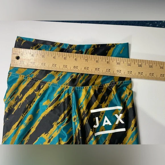 NFL Football Team Apparel Jacksonville Jaguars Stripes Women's Leggings Size S - Picture 7 of 9